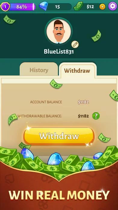 Изображение игры: Solitaire: Win Cash