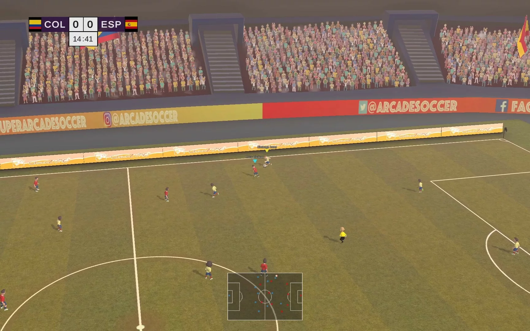 Изображение игры: Super Arcade Soccer 2021