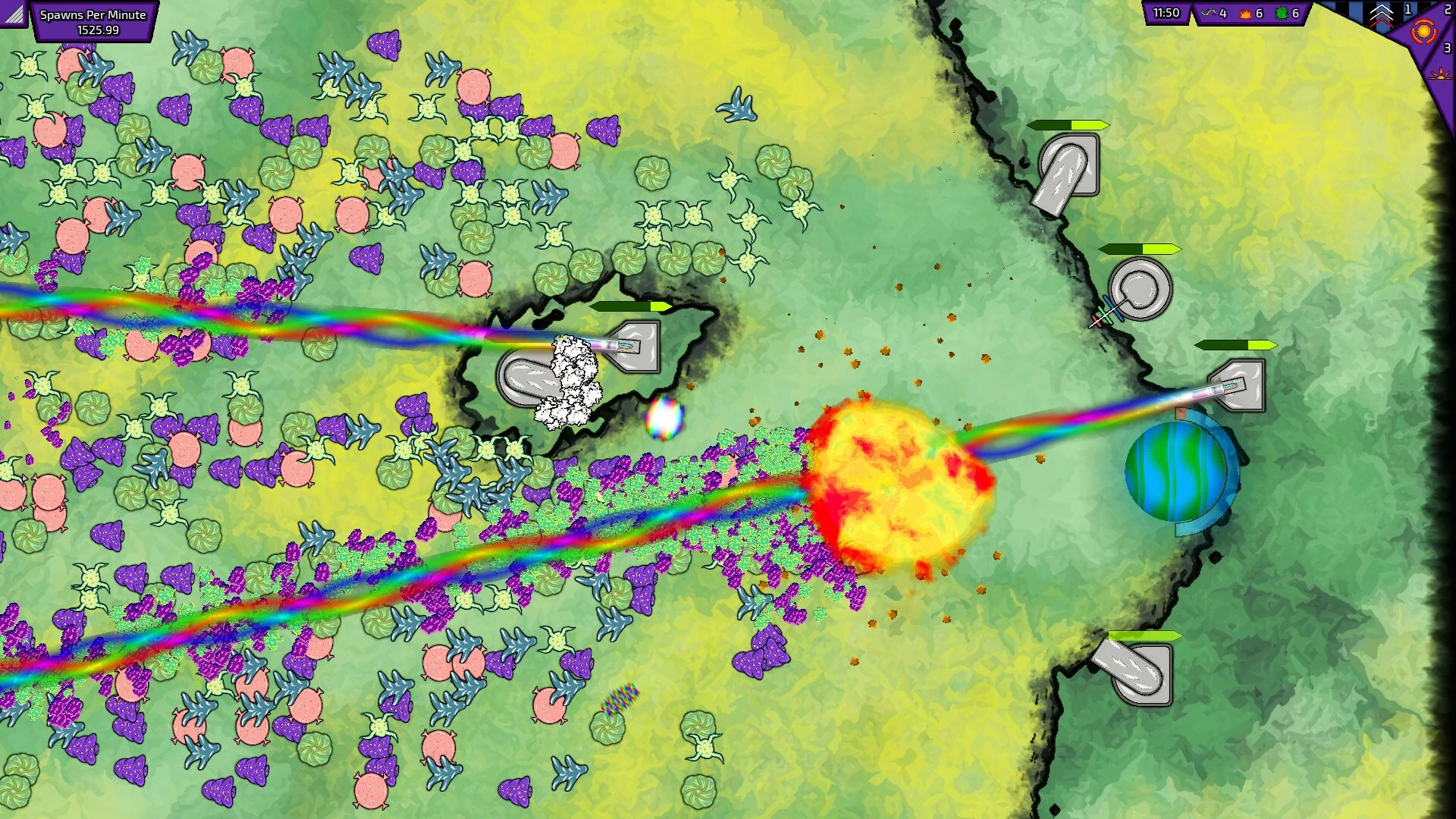 Изображение игры: Swarming Planet
