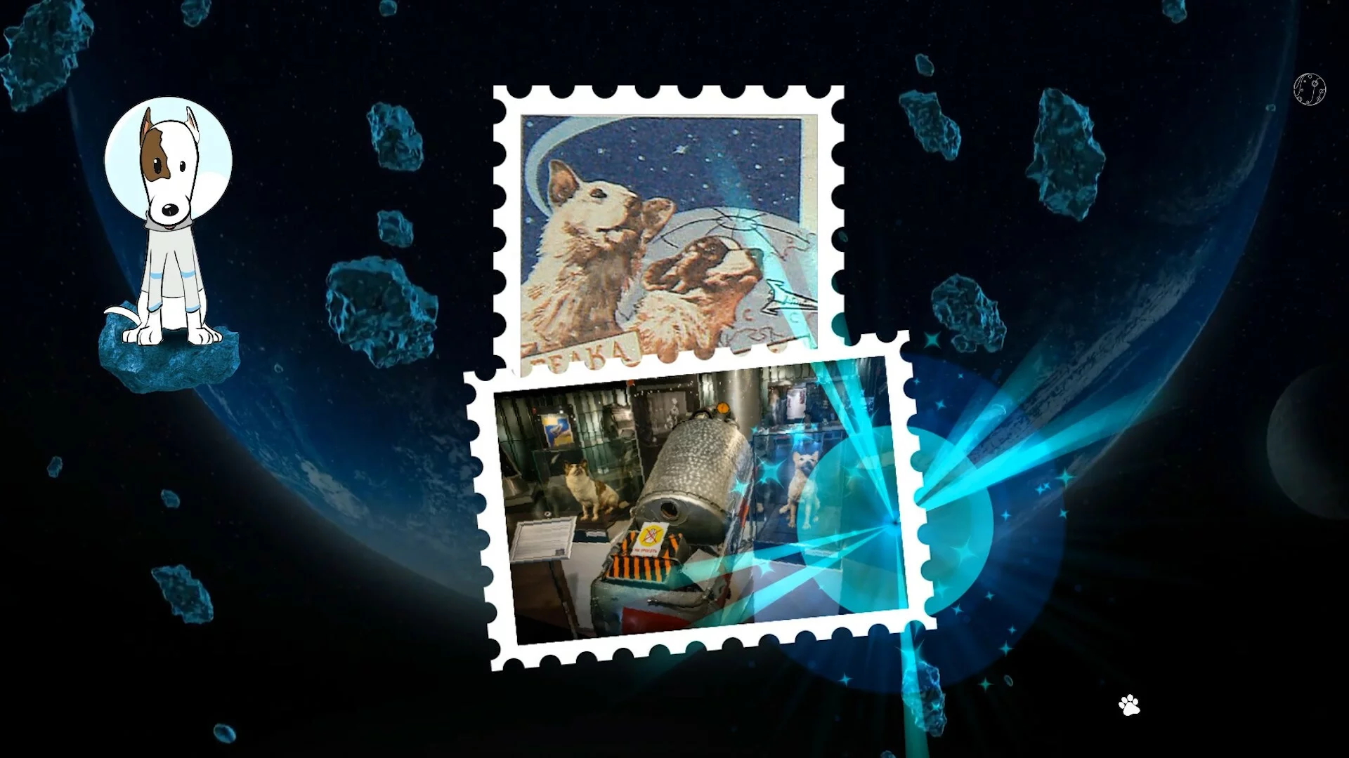 Изображение игры: Kosmo Laika: Guide to Space