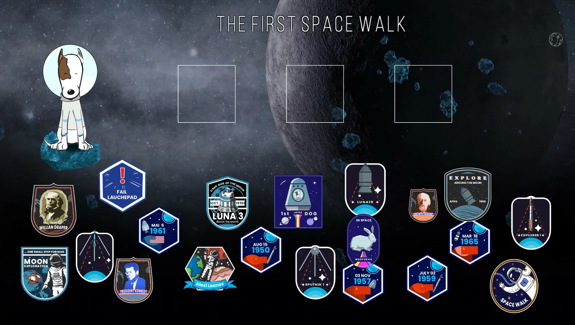 Изображение игры: Kosmo Laika: Guide to Space