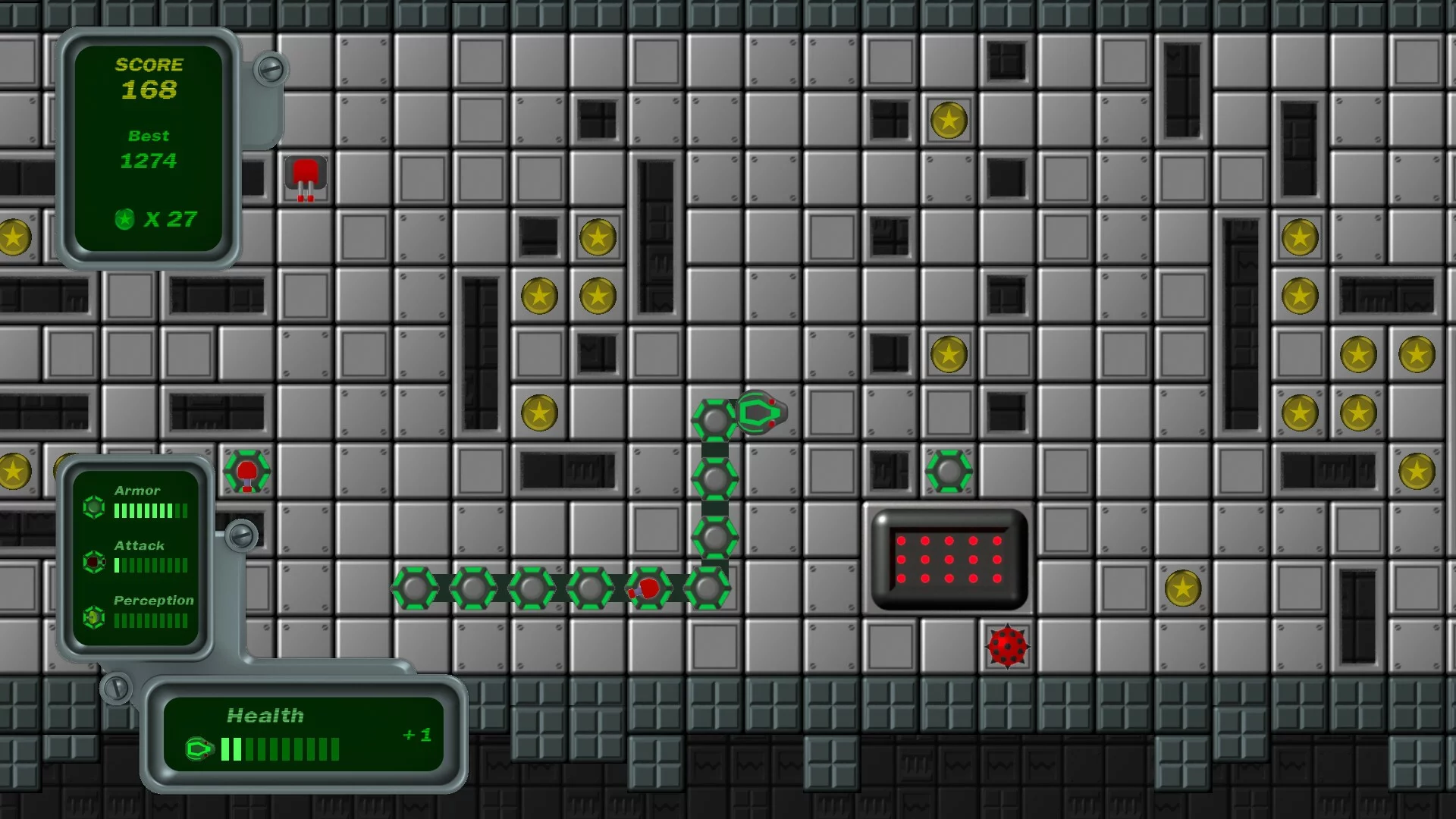 Изображение игры: Mecha Snake