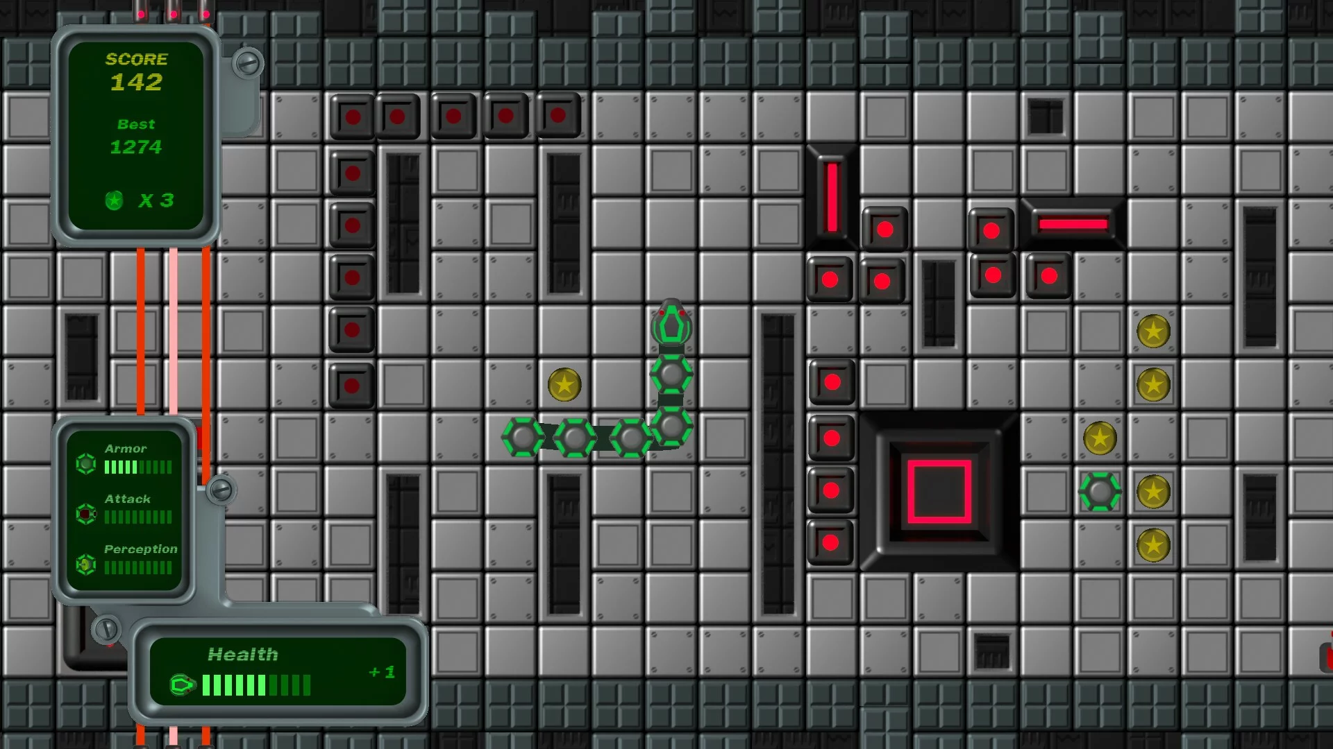 Изображение игры: Mecha Snake