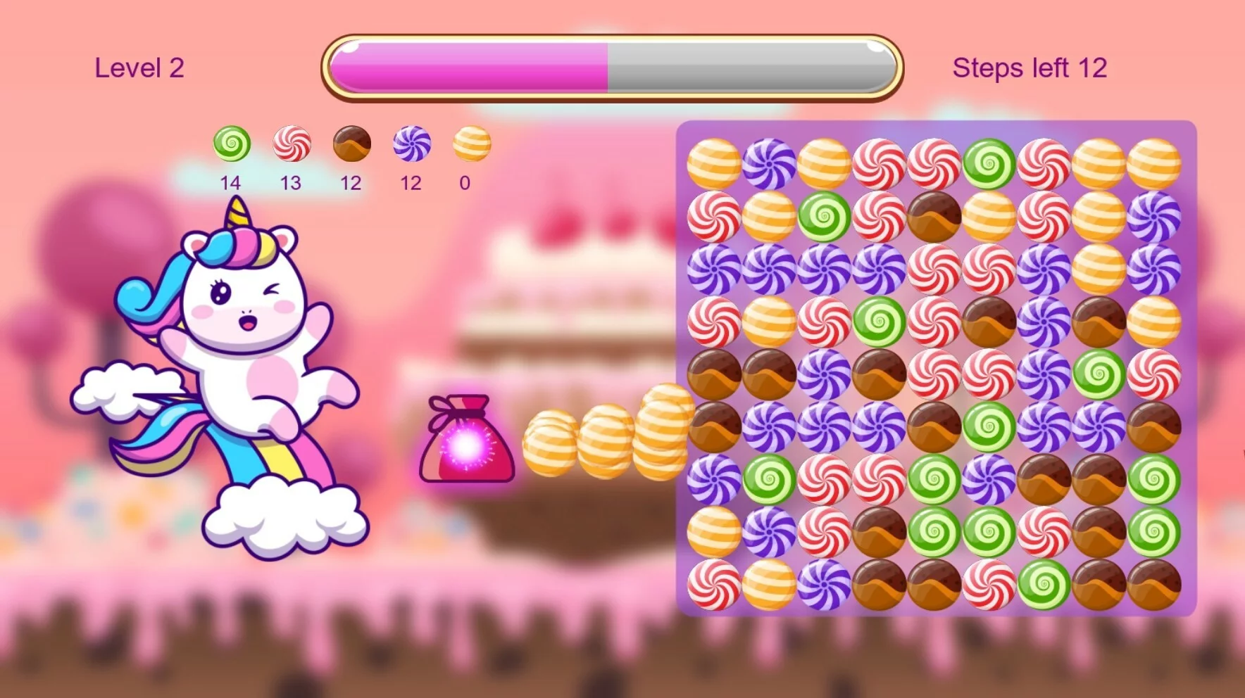 Изображение игры: Unicorn and Sweets