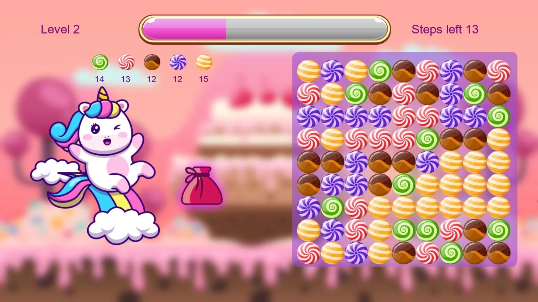 Изображение игры: Unicorn and Sweets