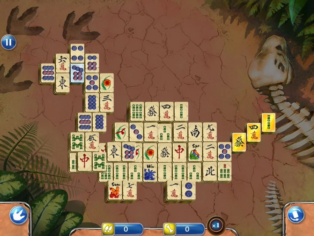 Изображение игры: Jurassic mahjong