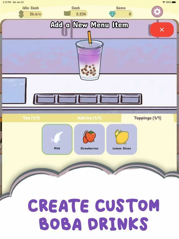 Изображение игры: Boba Barista Idle