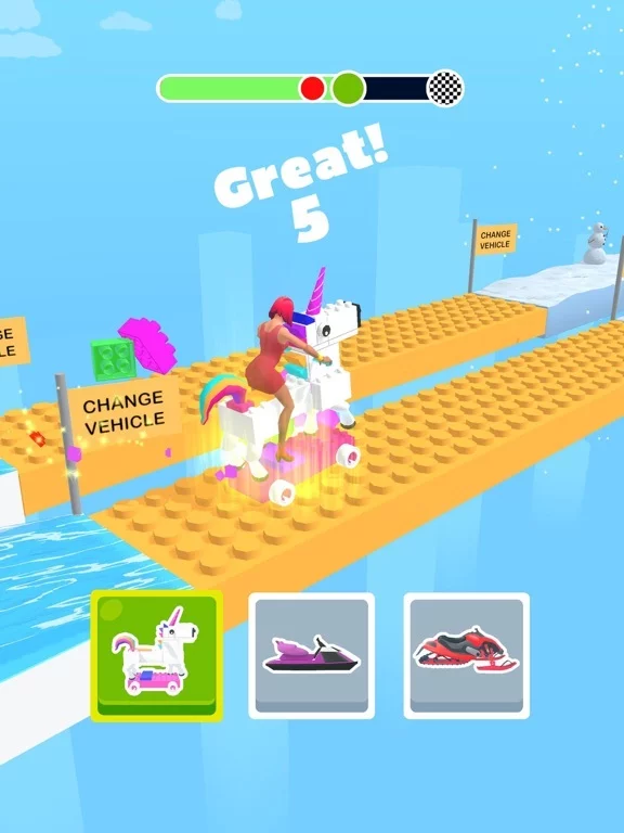 Изображение игры: Vehicle Race 3D