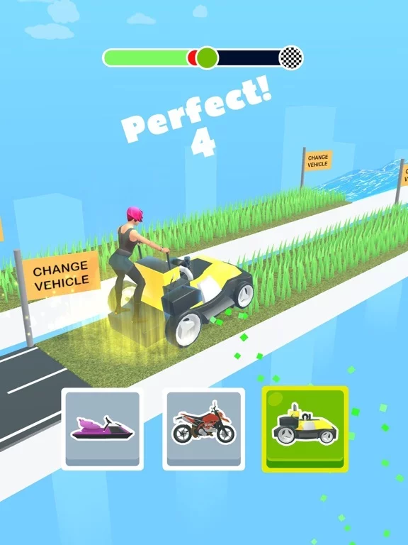 Изображение игры: Vehicle Race 3D