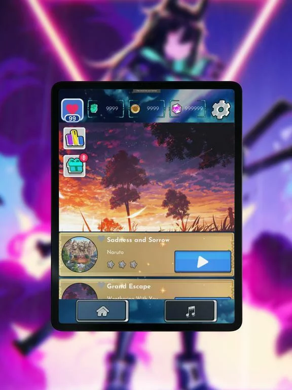 Изображение игры: Magic Piano Tile Anime