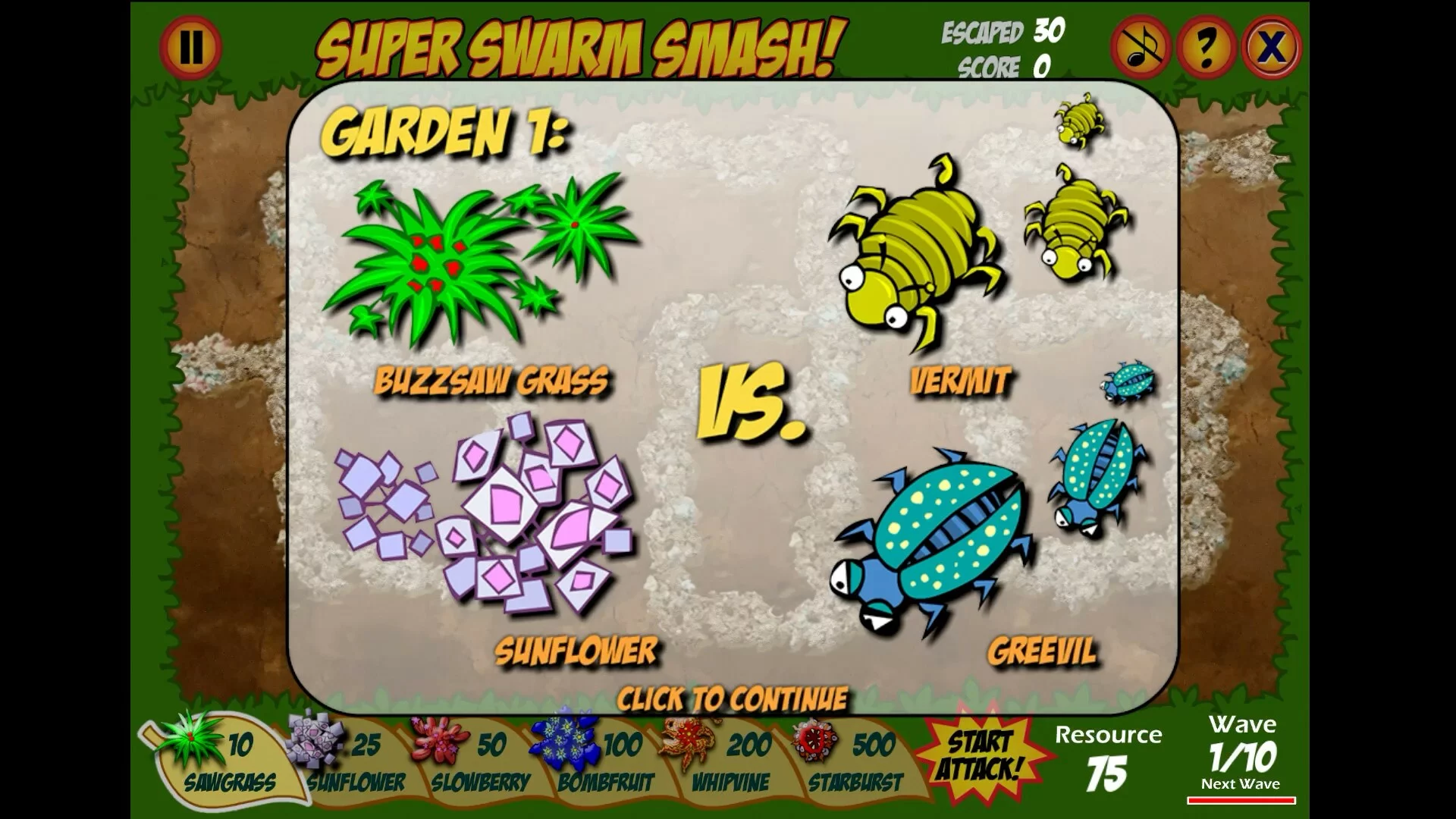 Изображение игры: Super Swarm Smash