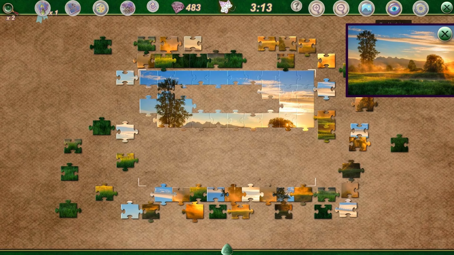 Изображение игры: Jigsaw Pieces 3 - Fantasy