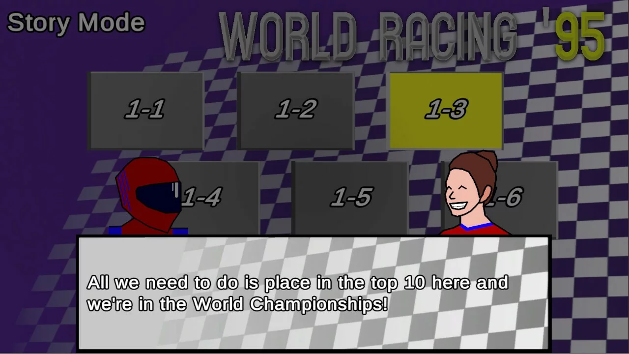 Изображение игры: World Racing '95