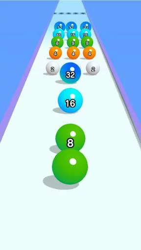 Изображение игры: BallRun2048