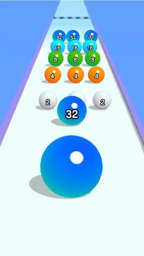 Изображение игры: BallRun2048