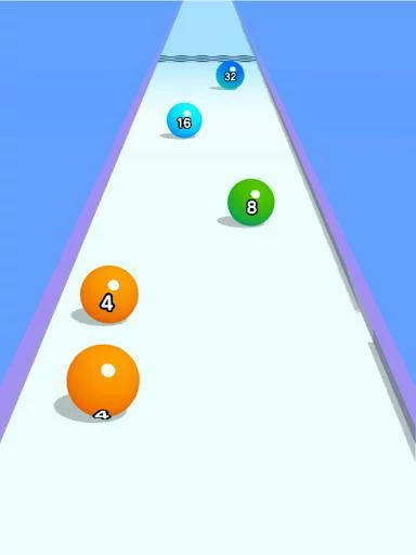 Изображение игры: BallRun2048