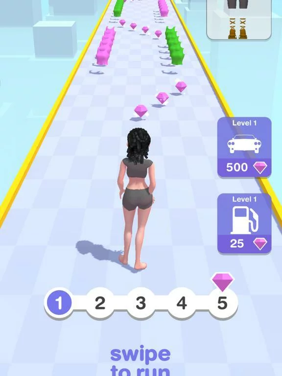 Изображение игры: DressUp Run!