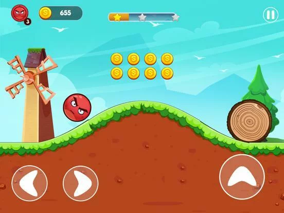 Изображение игры: Angry Ball Adventure