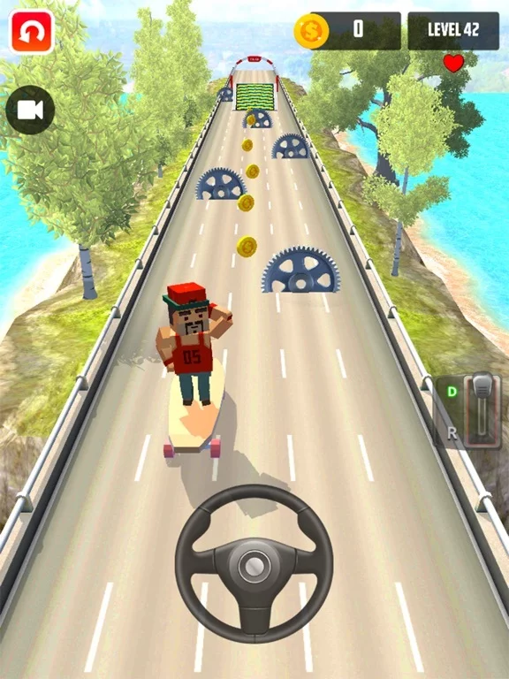 Изображение игры: Car Parkour - 3D Offroad Crazy