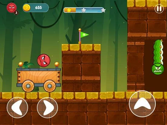 Изображение игры: Angry Ball Adventure