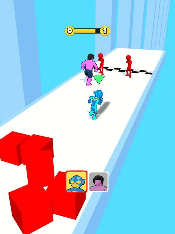 Изображение игры: Superhero Race!