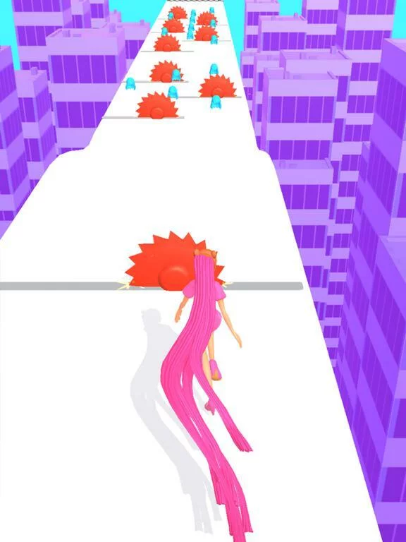 Изображение игры: Hair Run - Make Hair Longer 3D