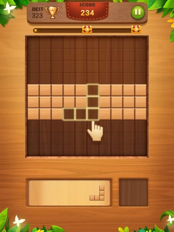 Изображение игры: Block Puzzle: Wood Brain Games