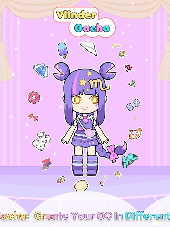 Изображение игры: Vlinder Gacha：Dress Up Games