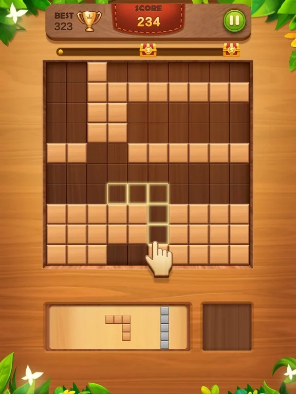 Изображение игры: Block Puzzle: Wood Brain Games