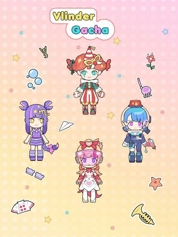 Изображение игры: Vlinder Gacha：Dress Up Games