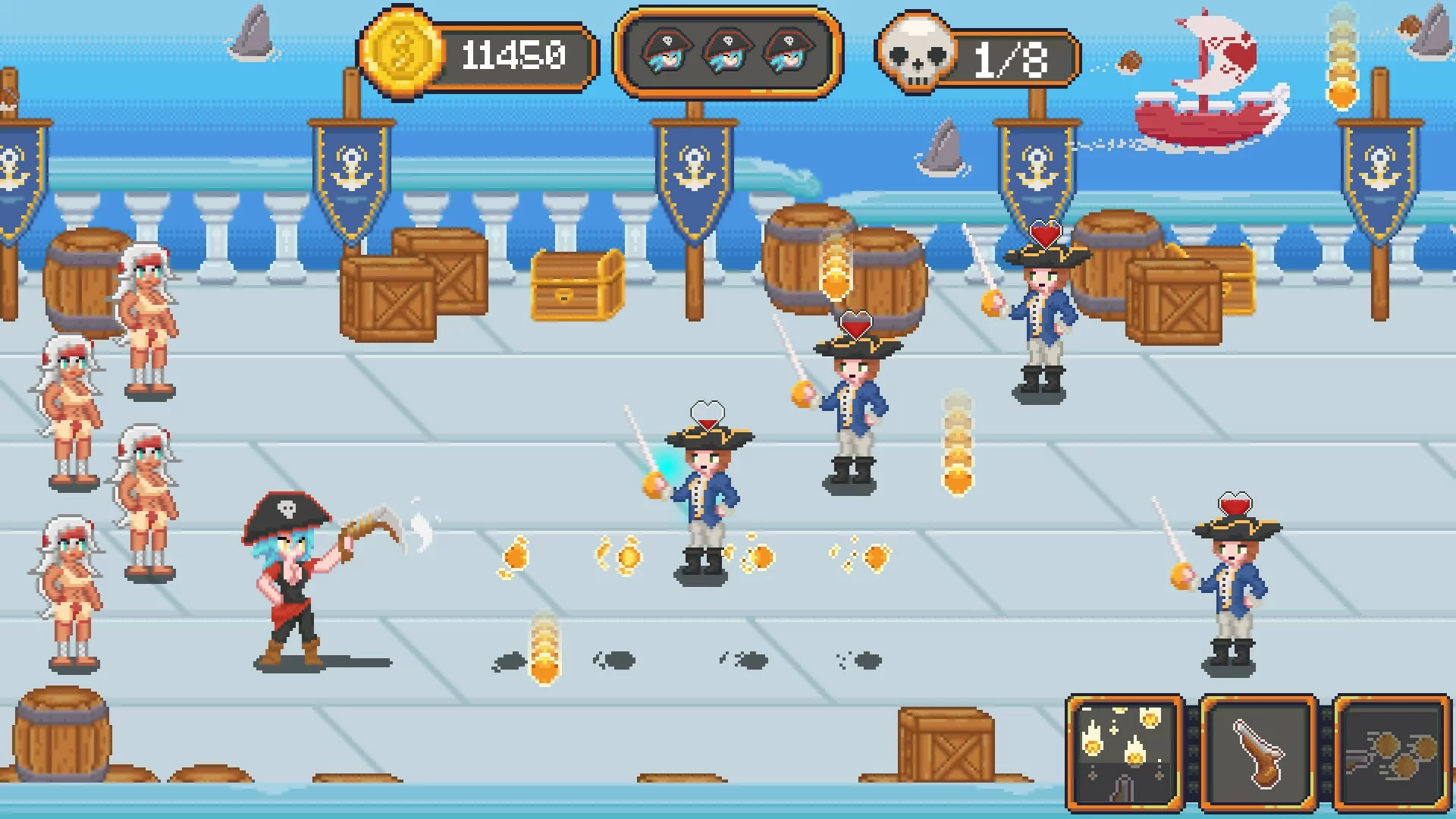 Изображение игры: Plunderers Adventures: Sea of Whores