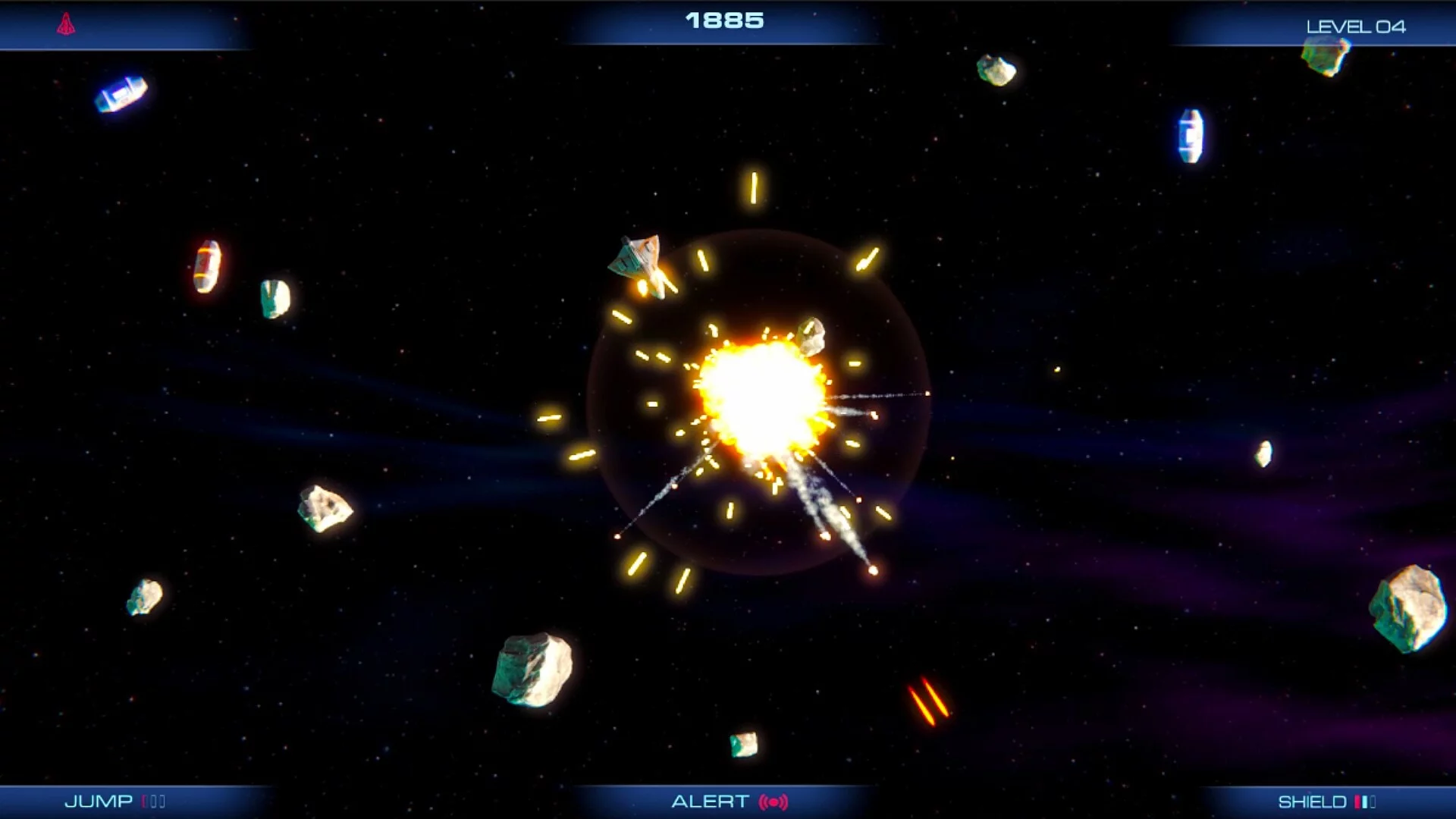 Изображение игры: Battle Star Asteroids