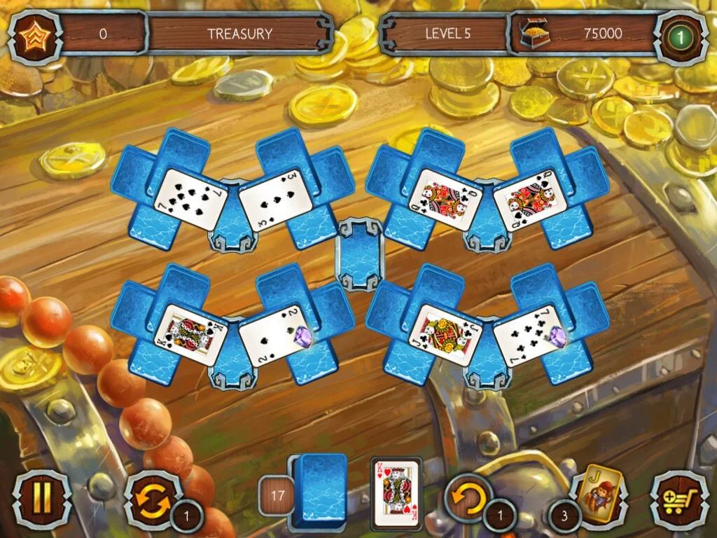 Изображение игры: Solitaire Legend of the Pirates 2