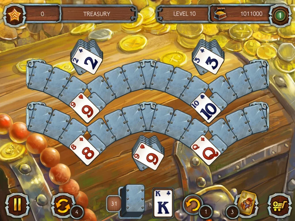 Изображение игры: Solitaire Legend of the Pirates 3