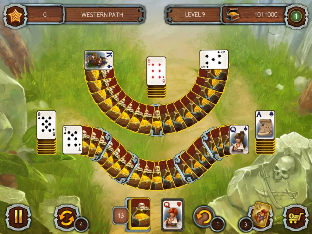 Изображение игры: Solitaire Legend of the Pirates 3