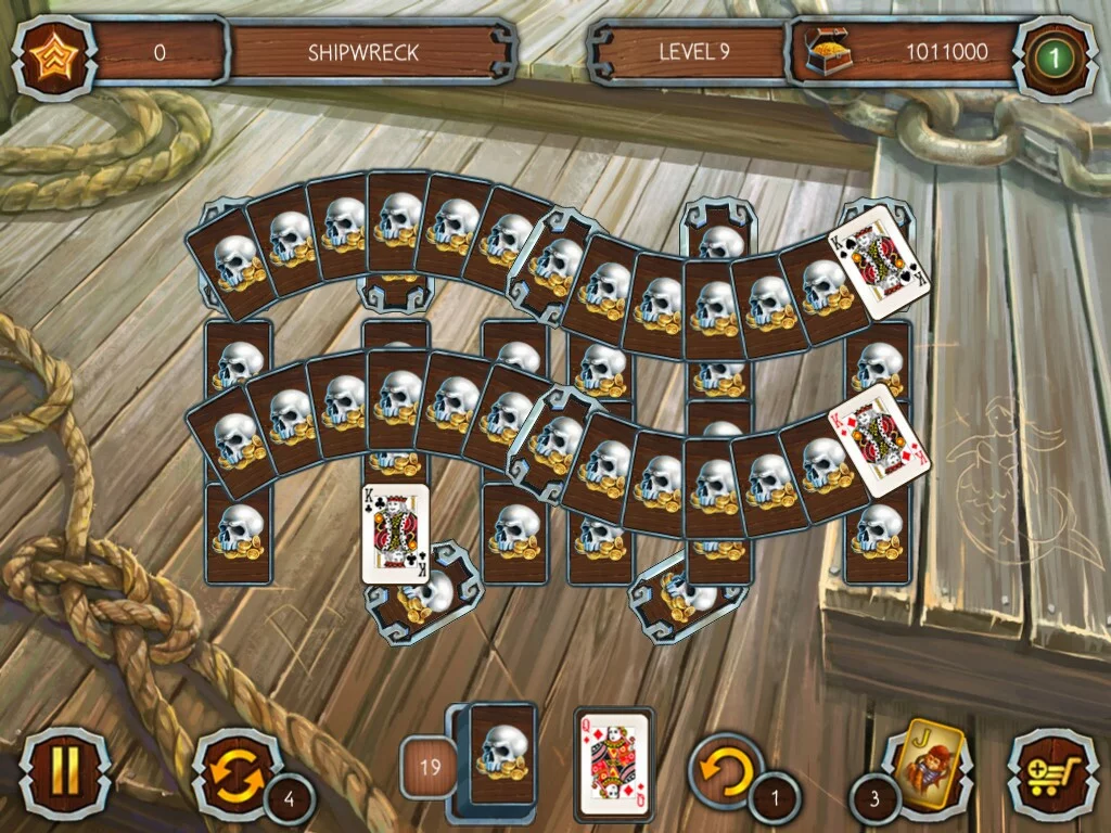 Изображение игры: Solitaire Legend of the Pirates 3