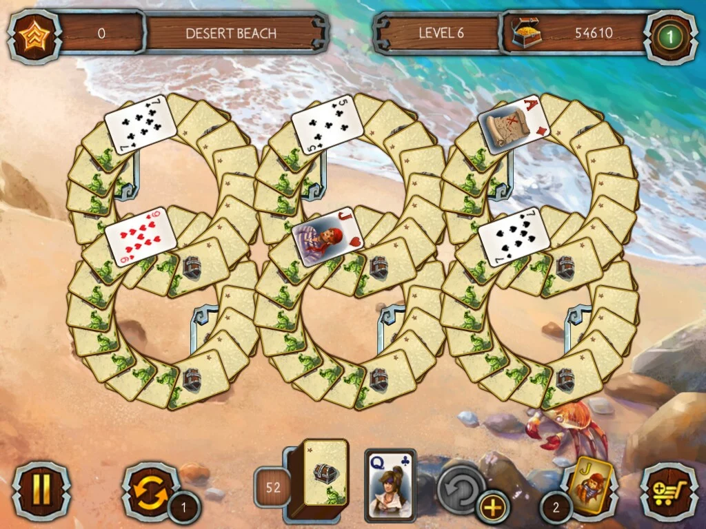 Изображение игры: Solitaire Legend of the Pirates 3