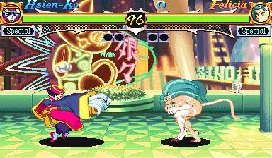 Изображение игры: Night Warriors: Darkstalkers' Revenge