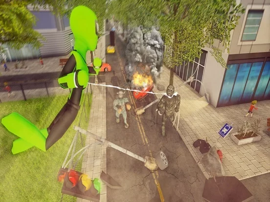 Изображение игры: Stickman Spider -Rope Hero Sim