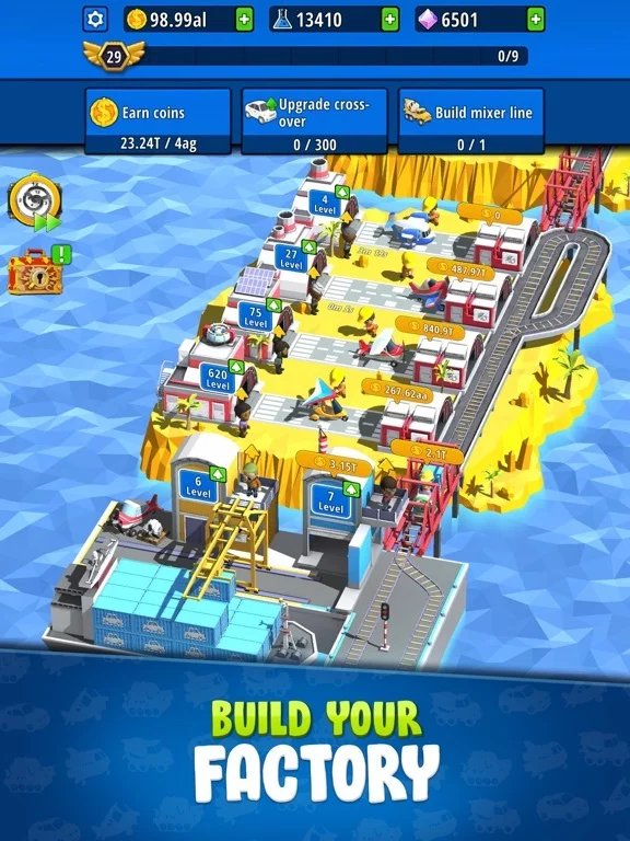 Изображение игры: Idle Inventor - Factory Tycoon