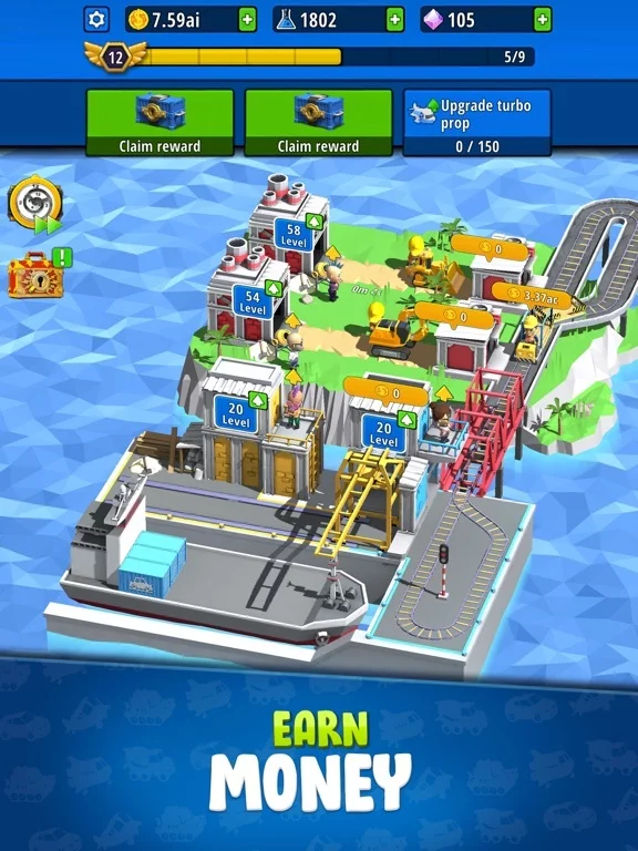 Изображение игры: Idle Inventor - Factory Tycoon