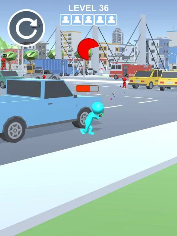 Изображение игры: Water Bullet 3D -Stickman Shot