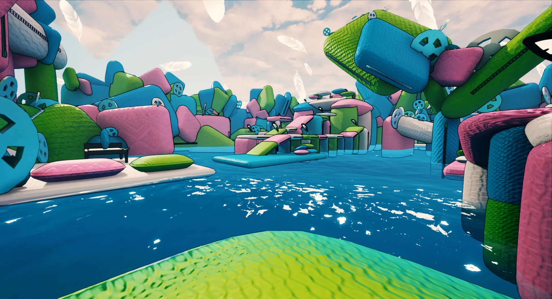 Изображение игры: Pillow Bellow
