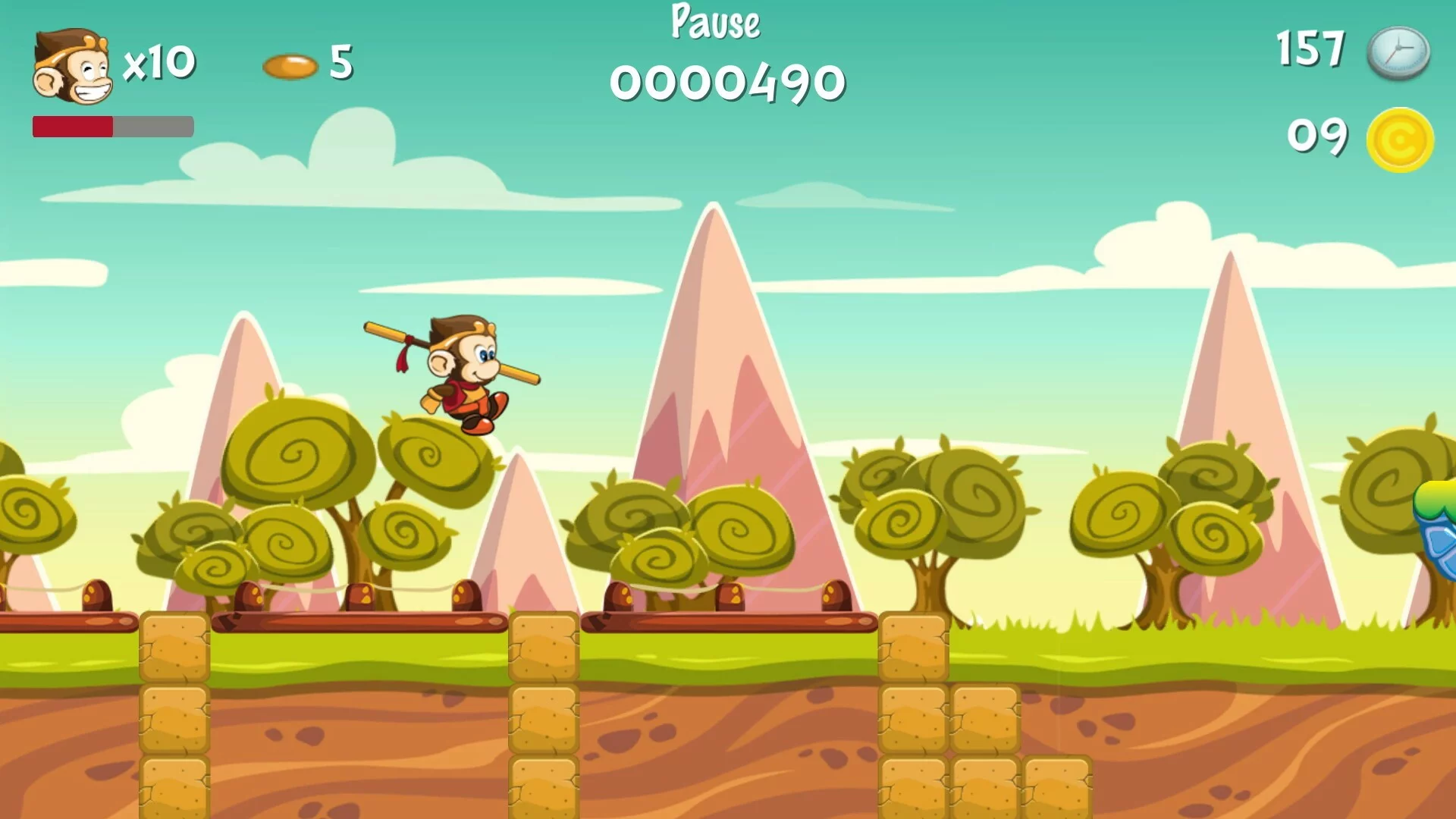 Изображение игры: Monkey Hit