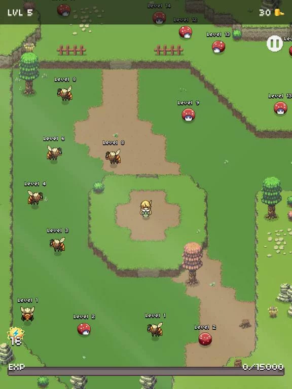 Изображение игры: Hero's Quest: Automatic RPG