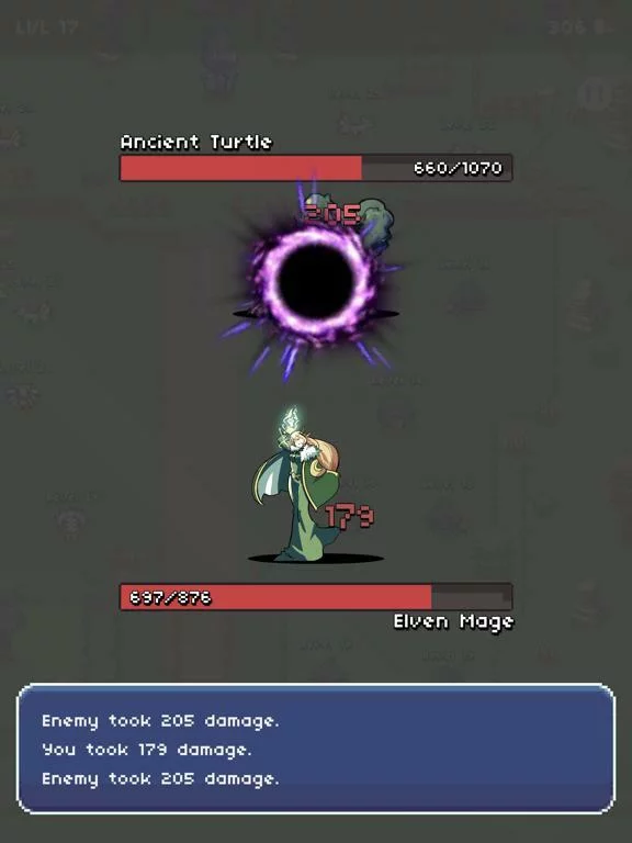 Изображение игры: Hero's Quest: Automatic RPG