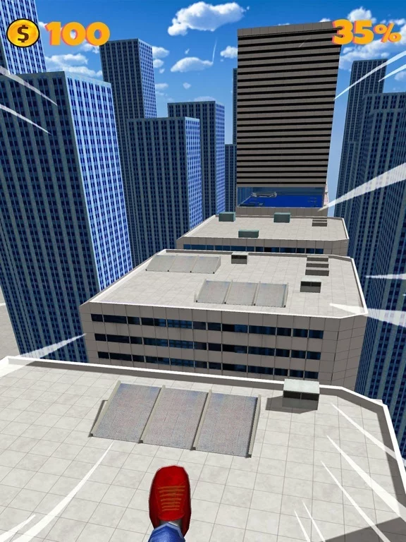 Изображение игры: Parkour Run - Rooftop Race 3D