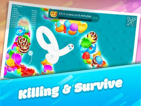 Изображение игры: Worms Dash