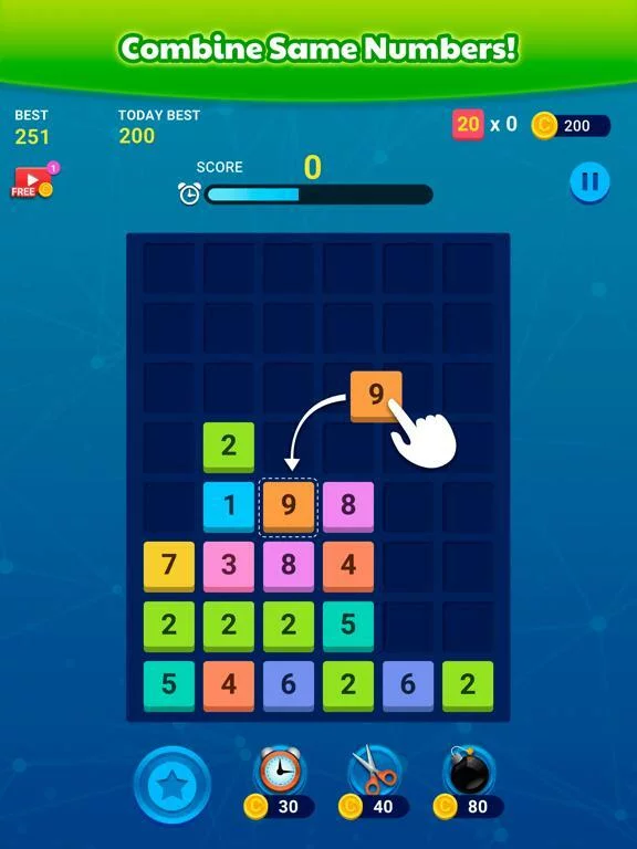 Изображение игры: Merge Blocks - Super Puzzle