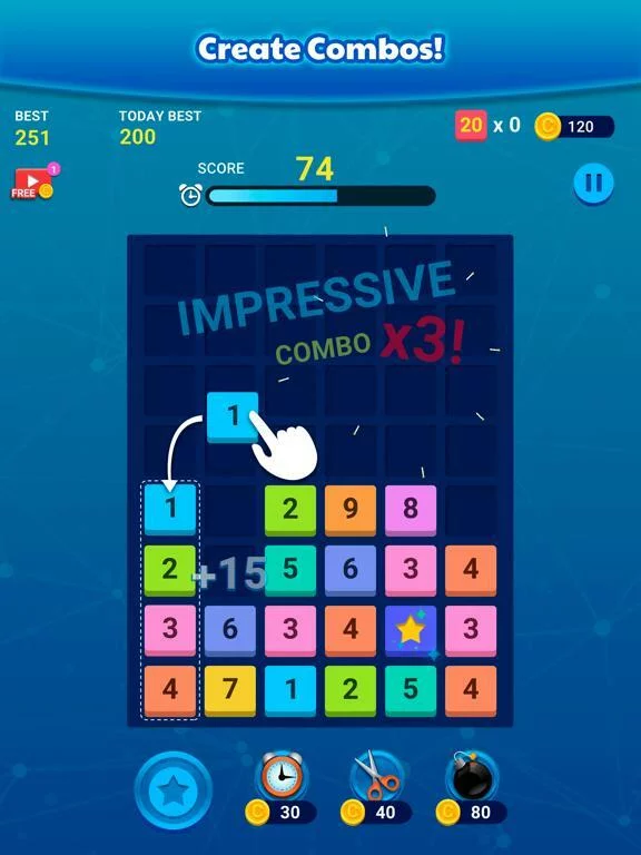 Изображение игры: Merge Blocks - Super Puzzle